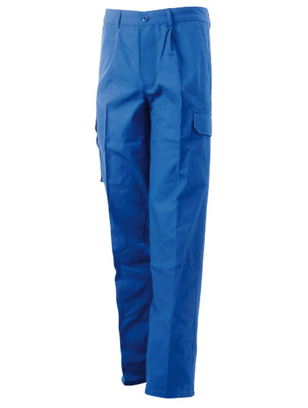 Pantalone Estivo Cotone Canvas Multitasche Blue-Tech 585