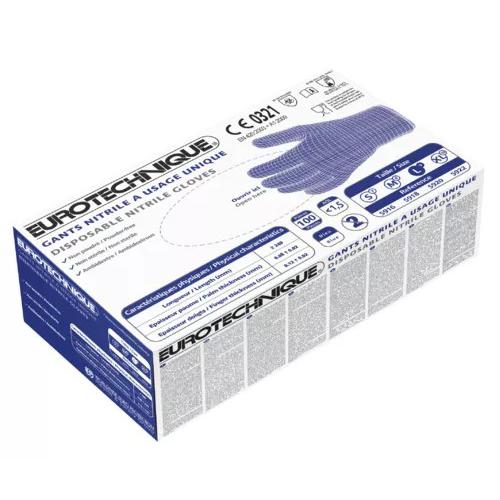 10 Confezioni - Guanti Da Lavoro Coverguard In Nitrile Euro-one MO5920 Monouso (100 pezzi)