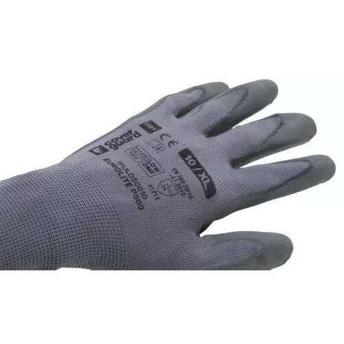 10 Paia - Guanti Da Lavoro Coverguard In Poliuretano Eurolite 1PULD50 Rischi Meccanici