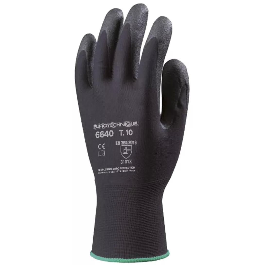 10 Paia - Guanti Da Lavoro Coverguard In PVC Eurolite MO6640 Rischi Meccanici