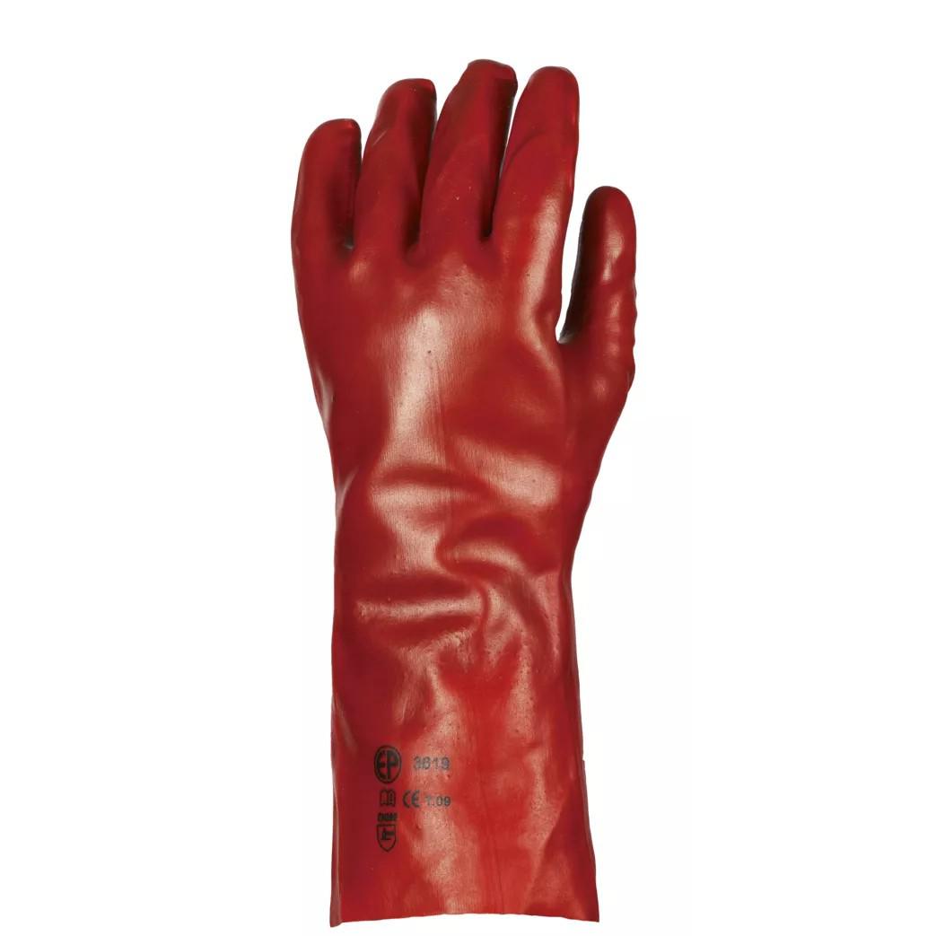 10 Paia - Guanti Da Lavoro Coverguard In PVC Eurostrong MO3620 Rischi Meccanici