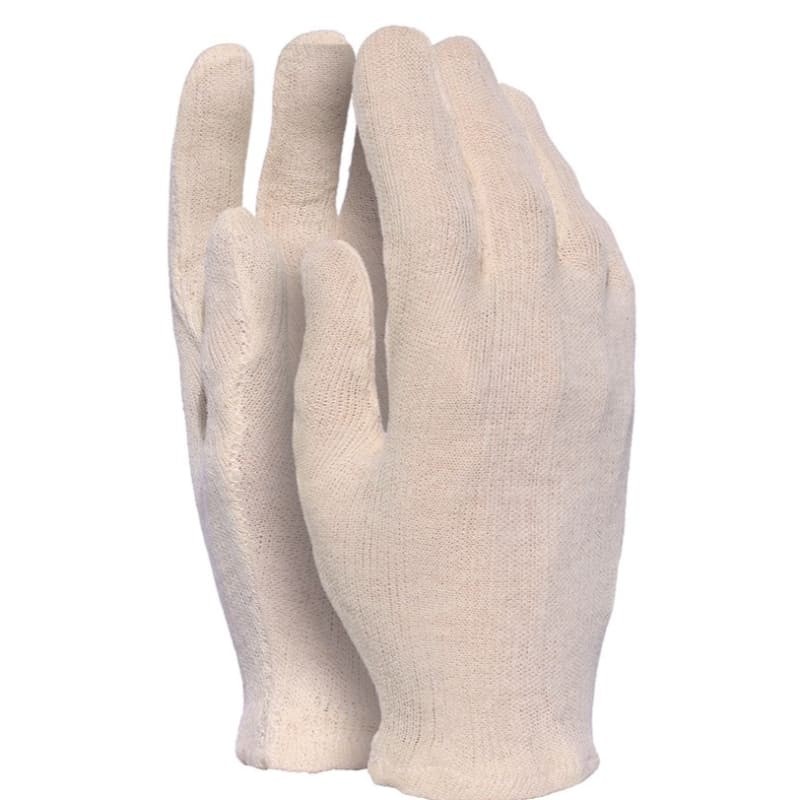 10 Paia - Guanti da lavoro in Tessuto Leggero di Cotone - Issa Line 07215