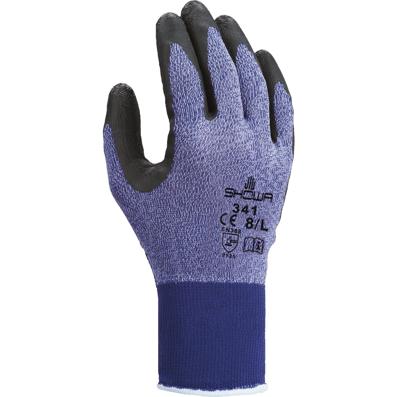 10 Paia - Guanti Showa 341 spalmati in Lattice sh341