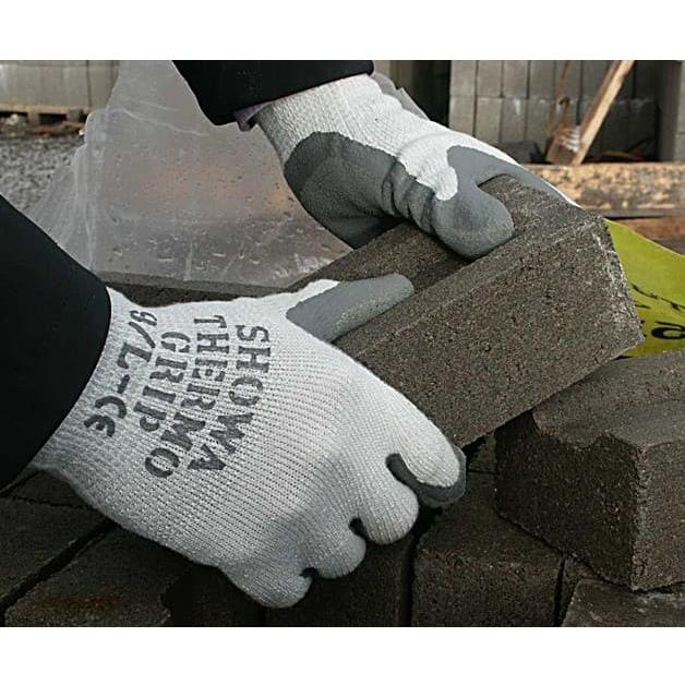 10 paia - Guanti Showa 451 senza cuciture in Lattice - Termico/Antifreddo