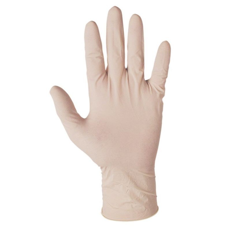 100 Pezzi - Guanti da lavoro Monouso in Lattice - ISSA 07248