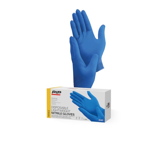 100 Pezzi - Guanti da lavoro Monouso in Nitrile Issa Line 63-302-EN