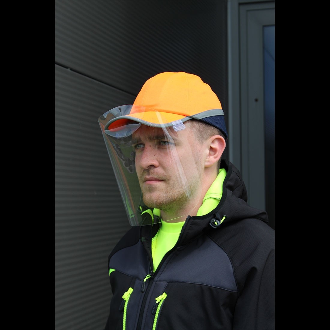 100 pezzi - Visiera APET per Bump Cap 300 Micron Portwest CV18