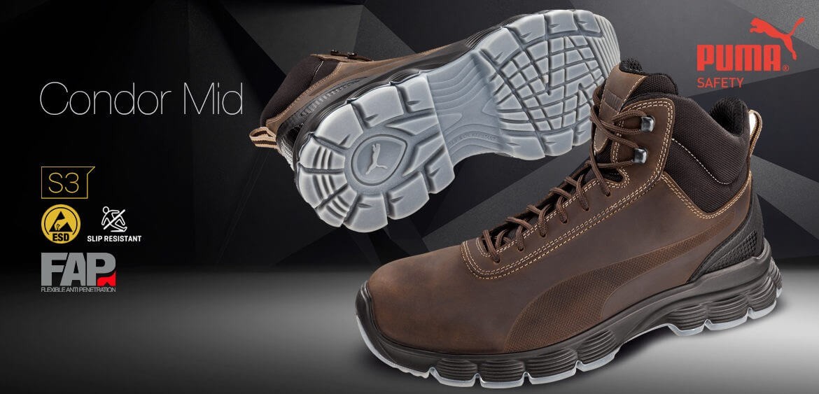 Scarpe Puma CONDOR BROWN MID S3 ESD SRC 630122