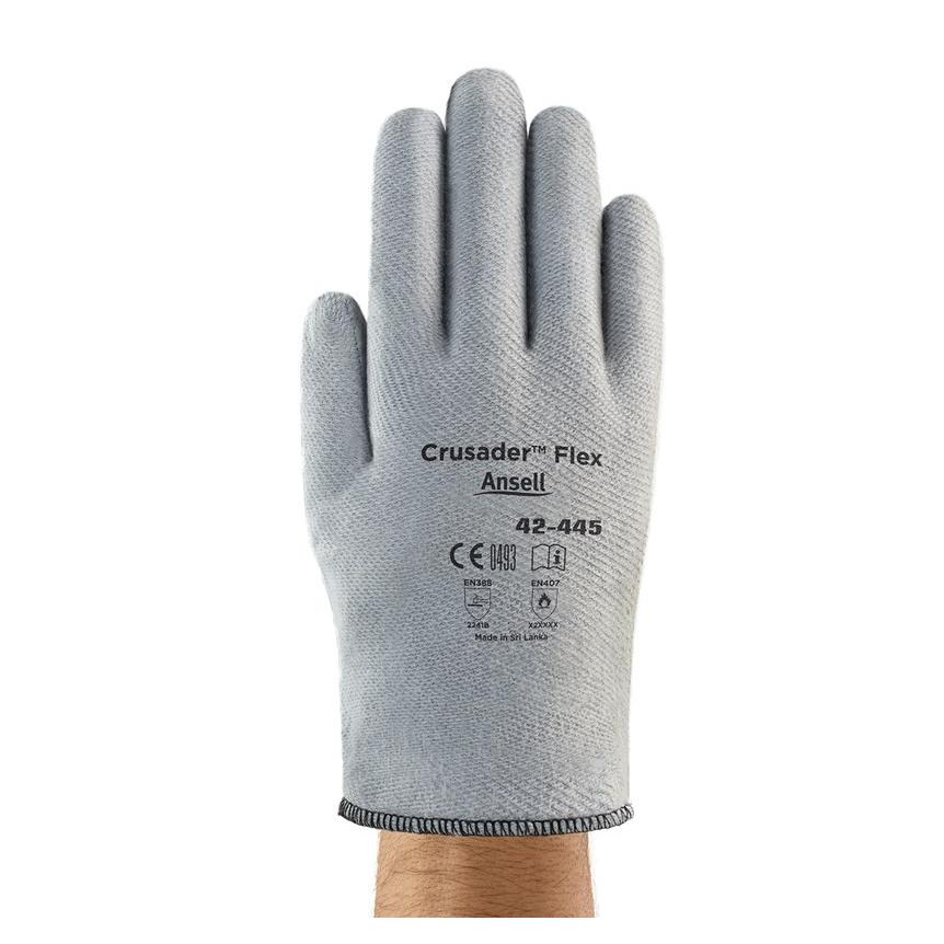 12 Paia - Guanti Da Lavoro ANSELL Crusader Flex 42-445