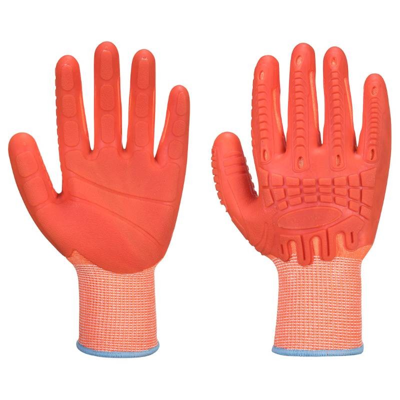 12 Paia - Guanti da Lavoro Anti Taglio HR Super Grip Impatto - A728 Portwest