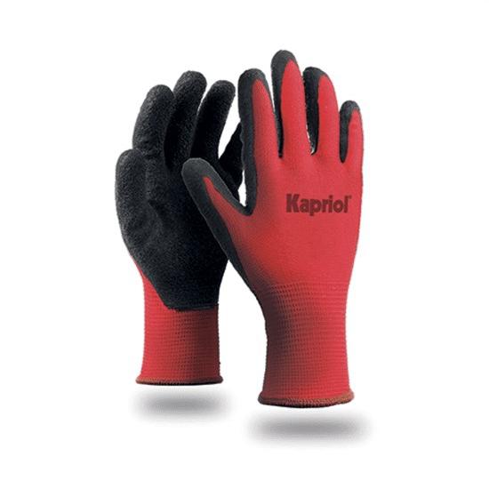 12 Paia - Guanti Da Lavoro Antitaglio Kapriol In Latex EASY GRIP 128020