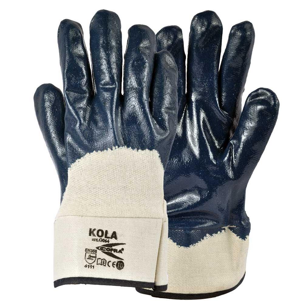 12 Paia - Guanti Da Lavoro Cofra Koala in Nitrile G064-DD00