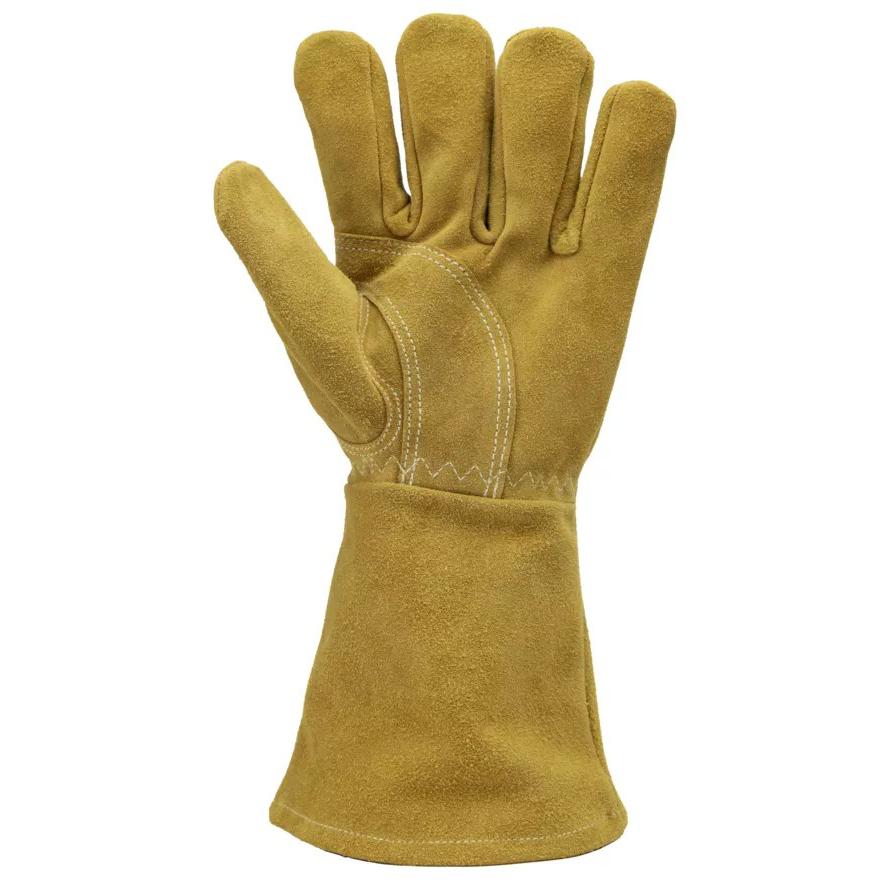 12 Paia - Guanti Da Lavoro Coverguard In Pelle Euroweld 1WEL330 Saldatore