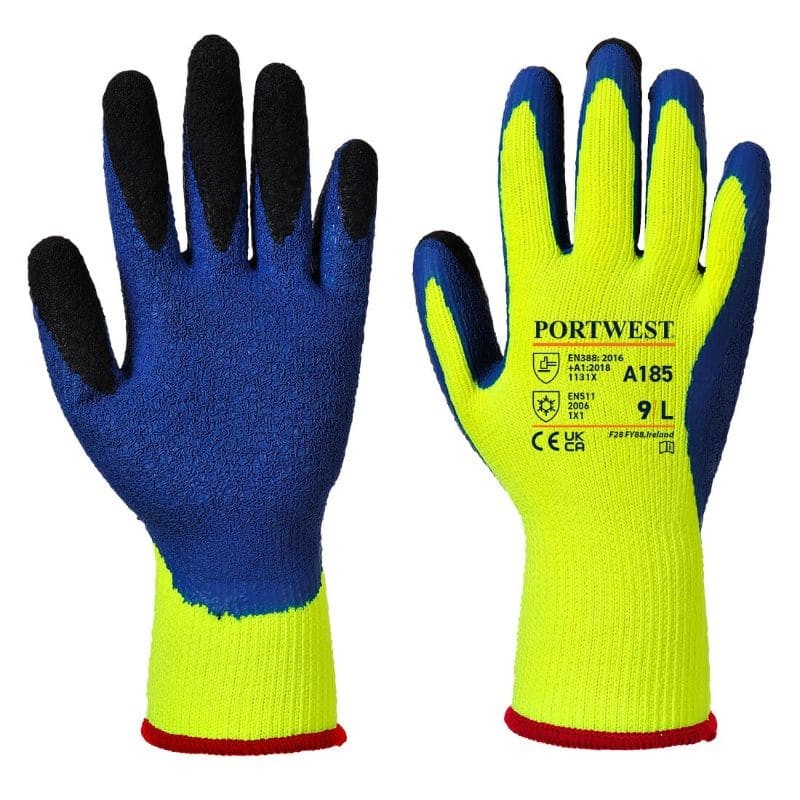 12 Paia - Guanti da Lavoro Duo-Therm - A185 Portwest