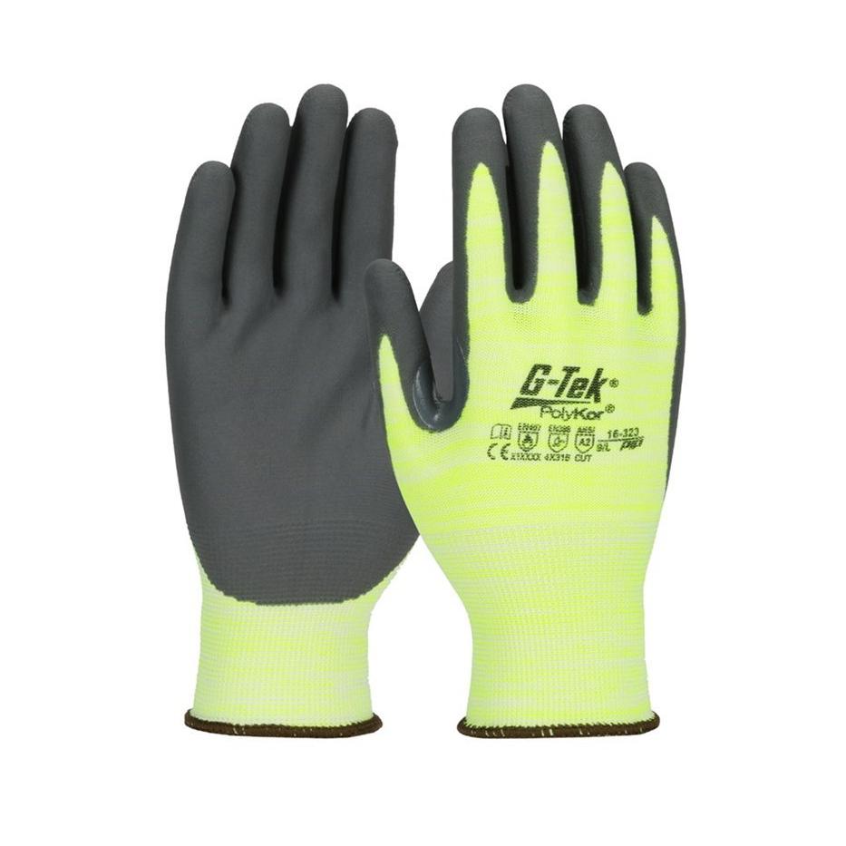 12 Paia - Guanti da lavoro G-Tek Polykor 16-323
