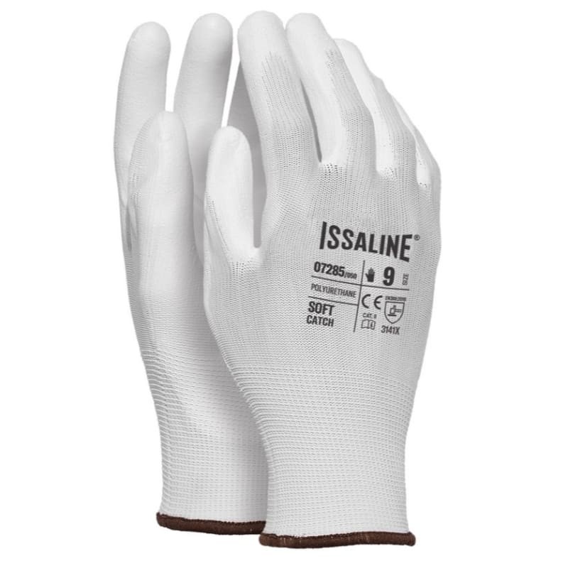 12 Paia - Guanti da lavoro Soft Catch Nylon - Issa Line 07285