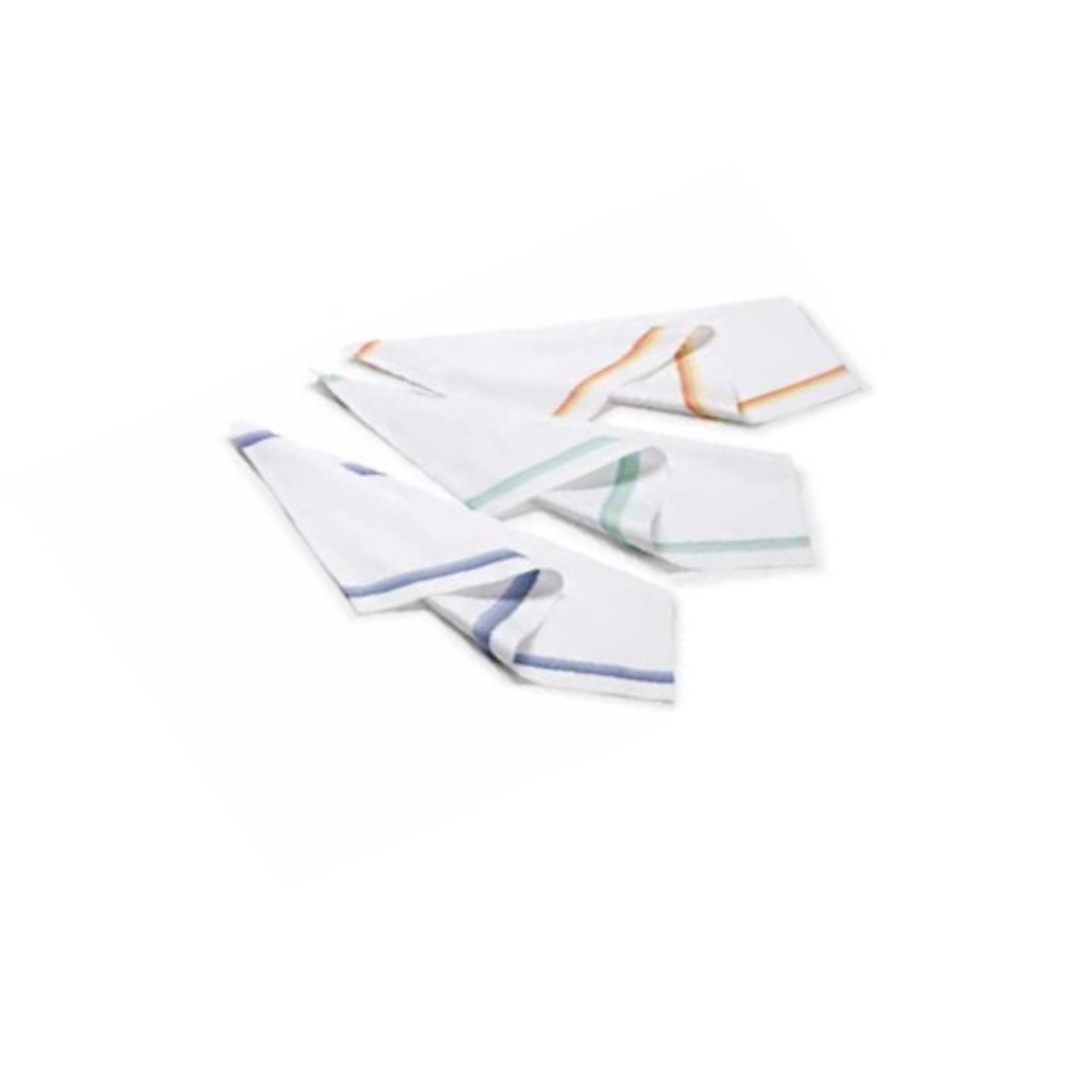 12 Pezzi - Strofinaccio da Lavoro con bande 100% Cotone Giblor's 405/E