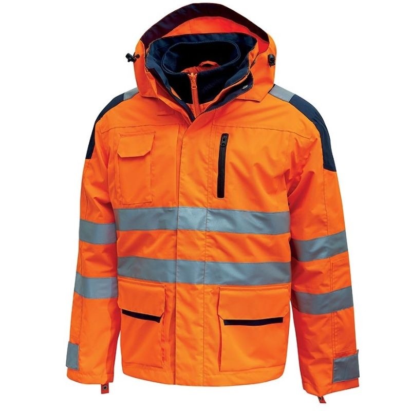 Parka da lavoro U-Power alta visibilit� BACKER