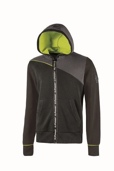 Felpa Con Cappuccio U-Power Jupiter EY212 Zip Completa
