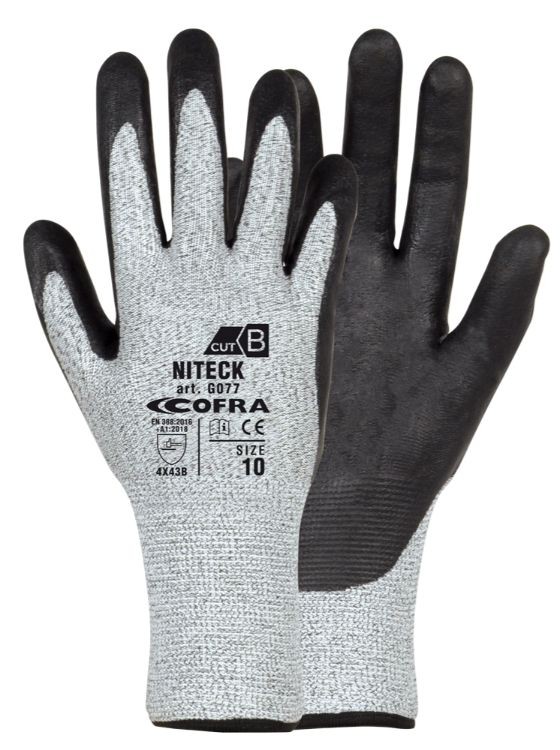 Guanto Cofra Niteck G077, flessibile e confortevole