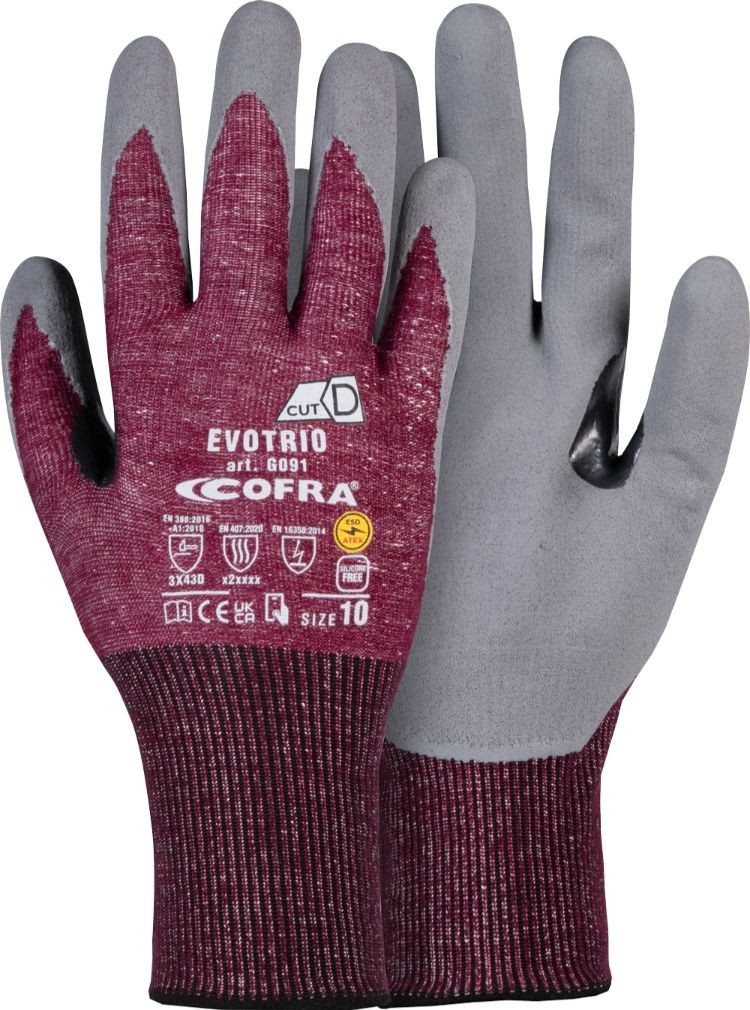 Guanti Cofra Evotrio G091, edilizia e manutenzione