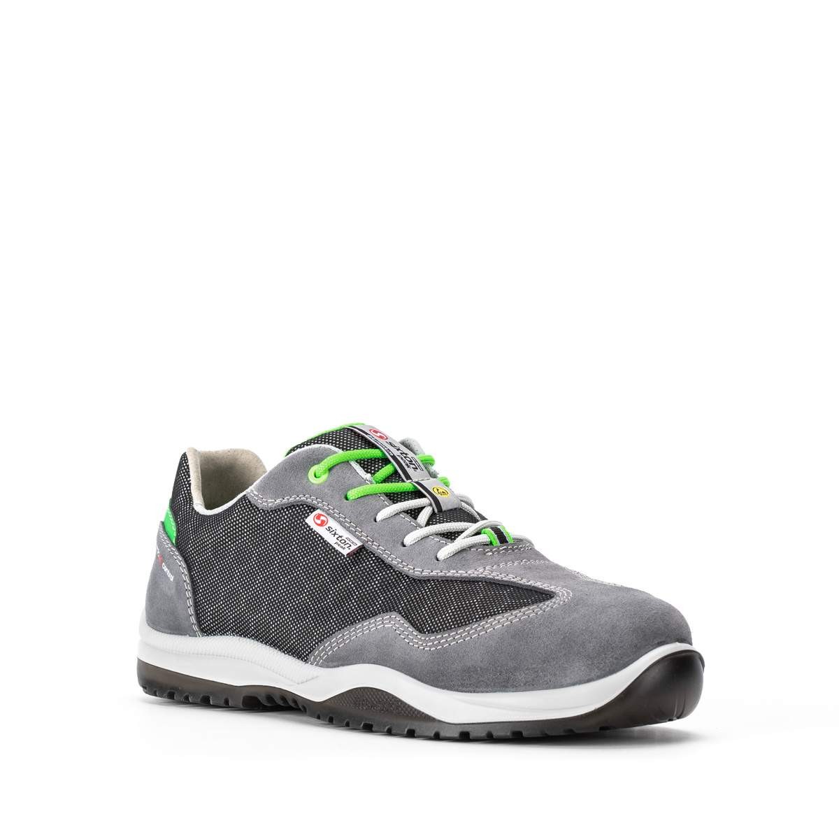 Scarpe Sixton BREK S1P SRC ESD GREY-GREEN 91496-00