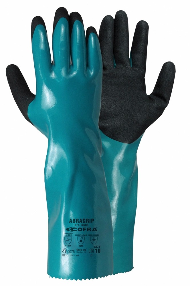 Guanti Cofra Abragrip G603, per ambienti oleosi e umidi