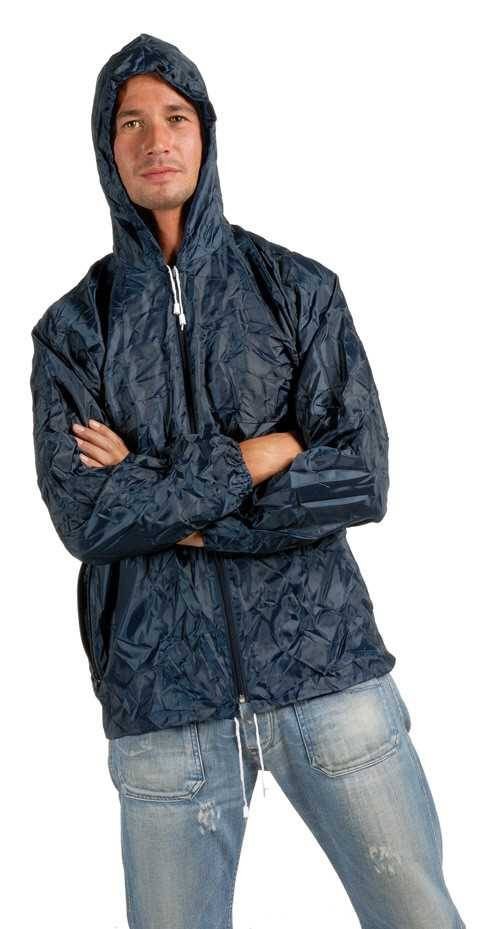 Giubbino BLU Logica, impermeabile e in Nylon