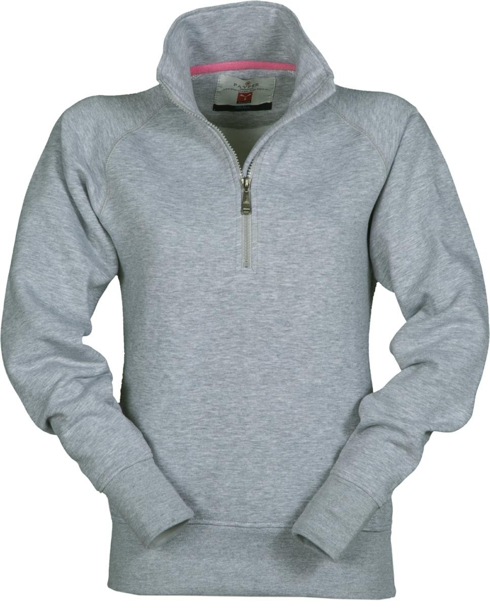 Felpa mezza zip Payper Miami+ Lady STEEL GREY