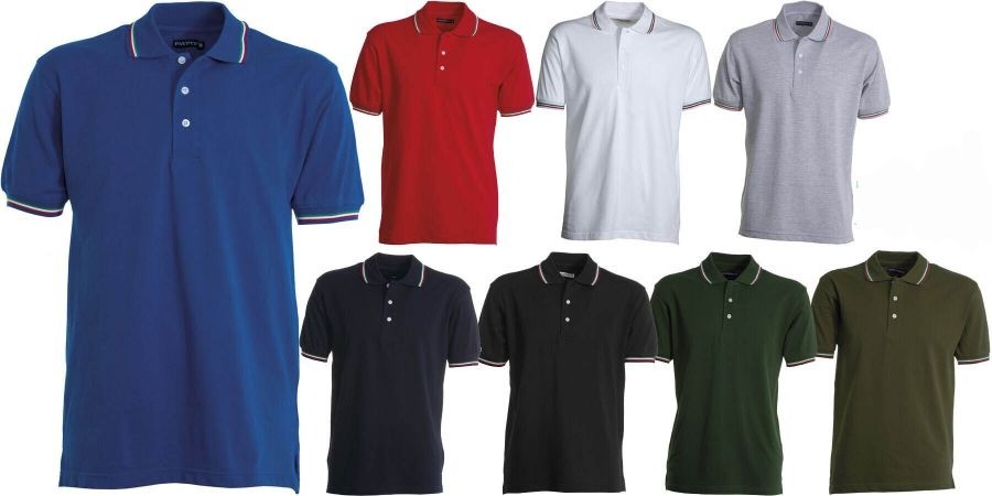 Polo Payper Italia con Bordino Tricolore