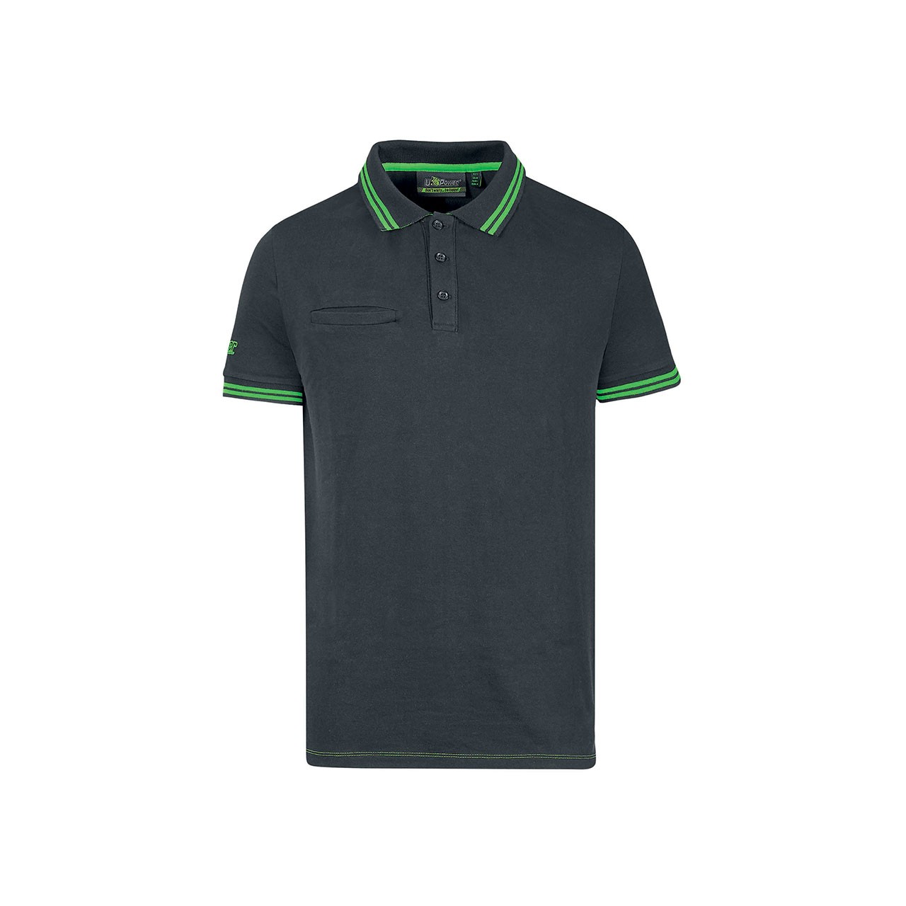 Polo manica corta U-Power Way EY264, design contemporaneo
