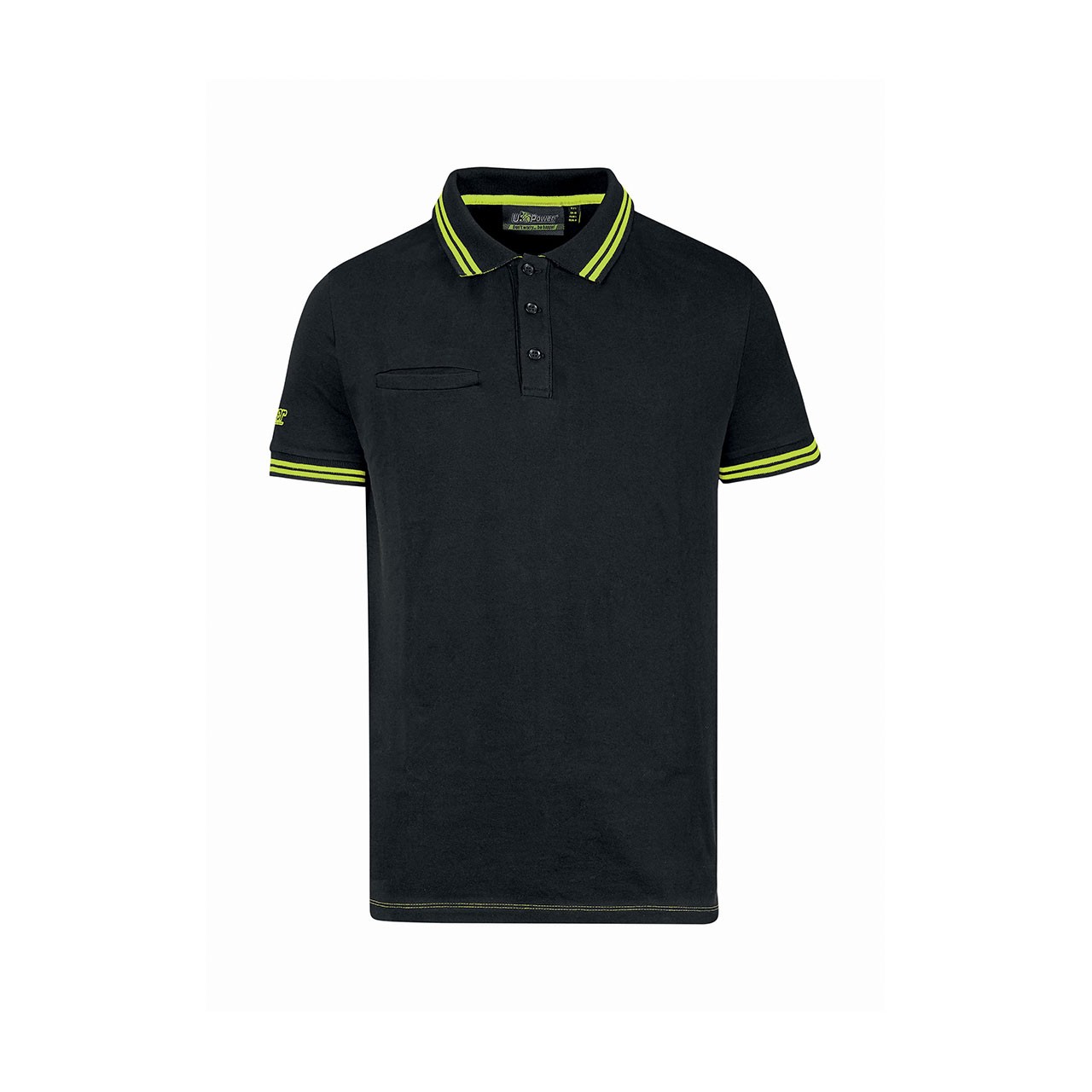 Polo manica corta U-Power Way EY264, design contemporaneo
