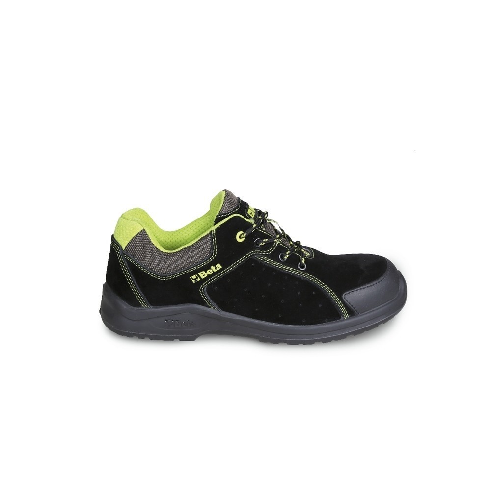 Scarpe Basse S1P Beta 7224PEK, PELLE SCAMOSCIATA TRAFORATA