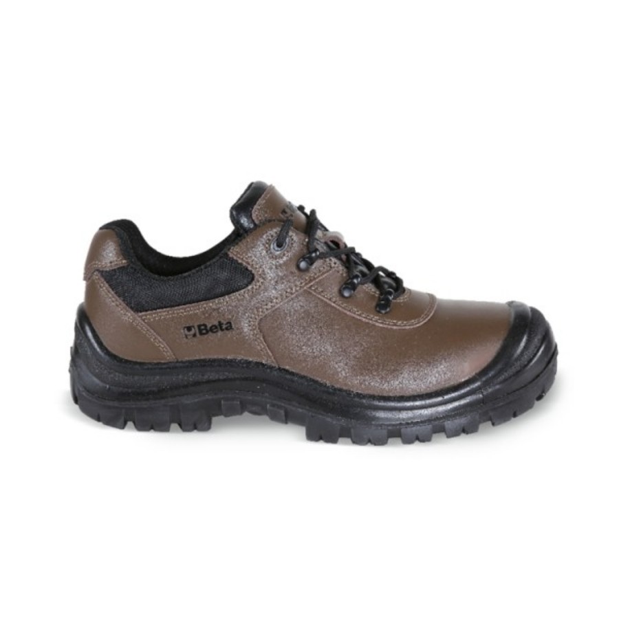Scarpe basse S3 7235BK, in action nabuk idrorepellente