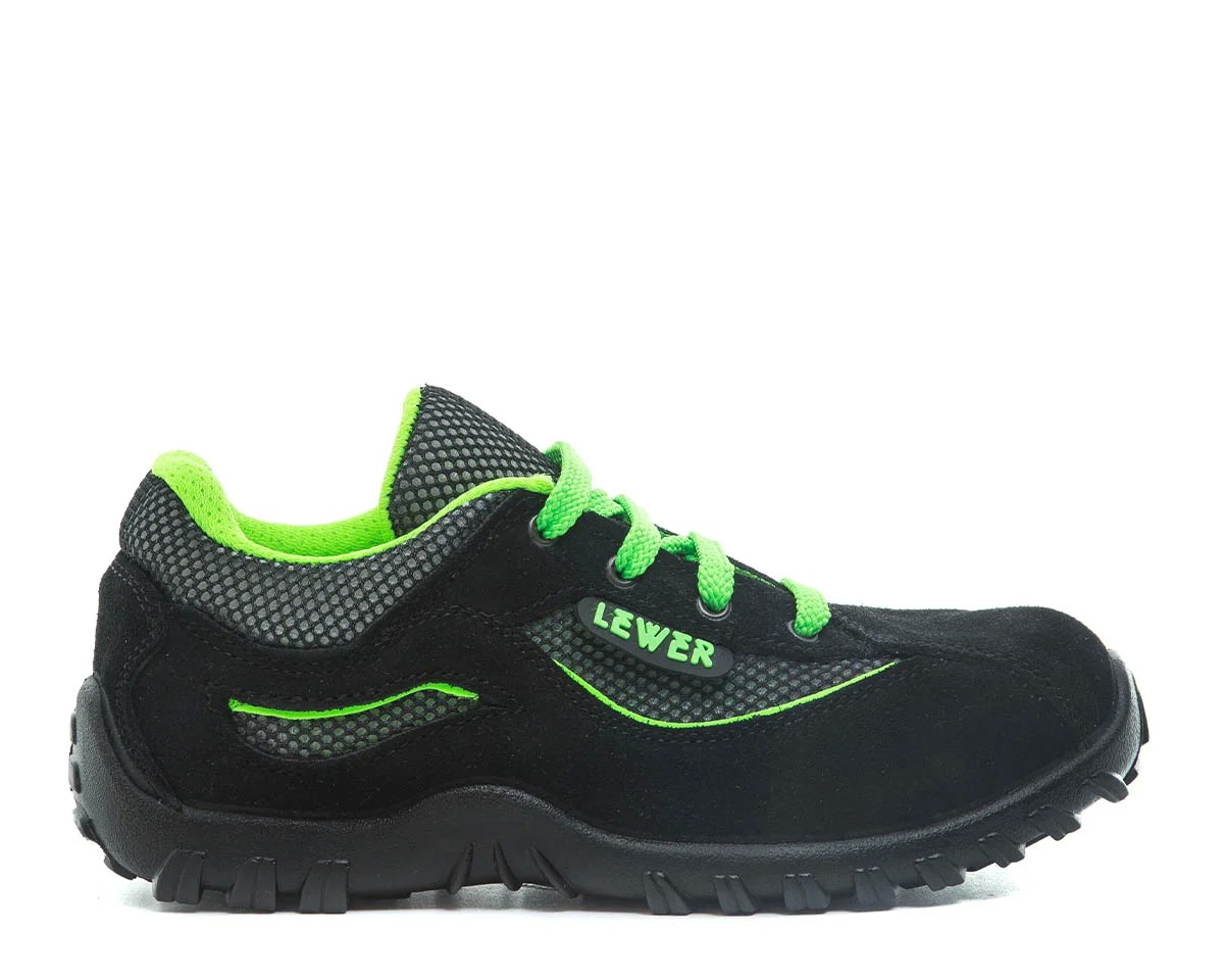 Scarpe da lavoro S1P Viper Lewer, pelle scamosciata a rete
