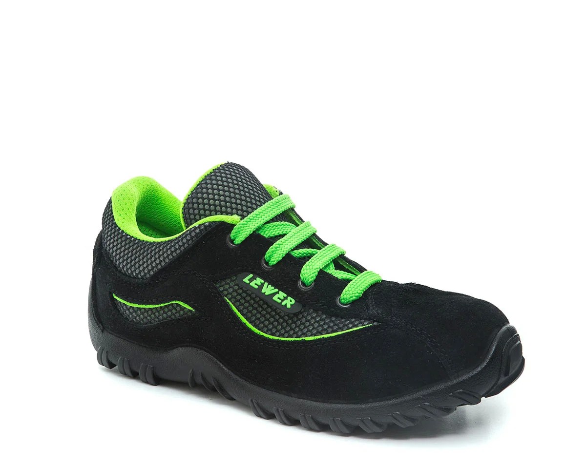 Scarpe da lavoro S1P Viper Lewer, pelle scamosciata a rete