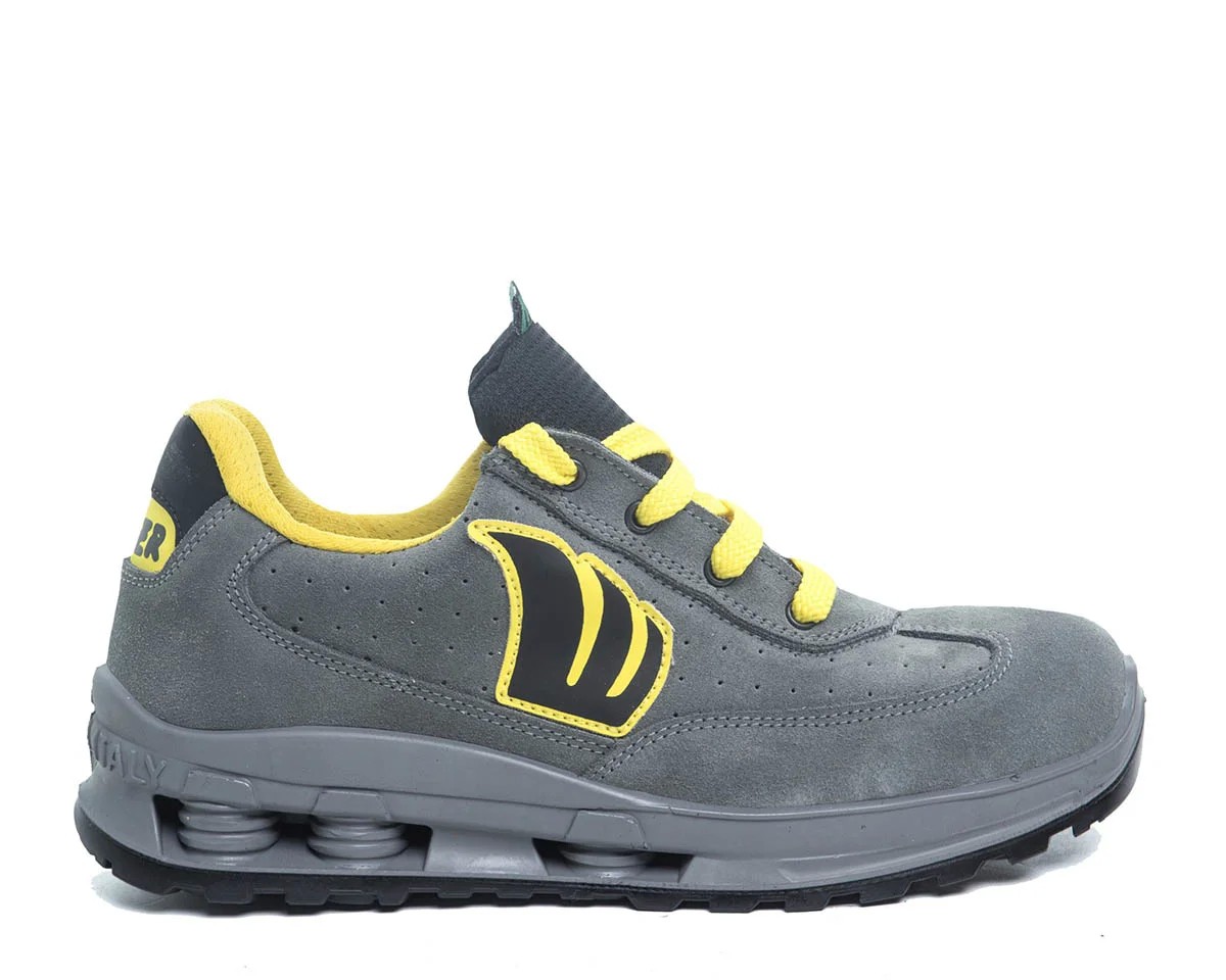 Scarpe da lavoro Lewer S1P Sun, pelle scamosciata forata