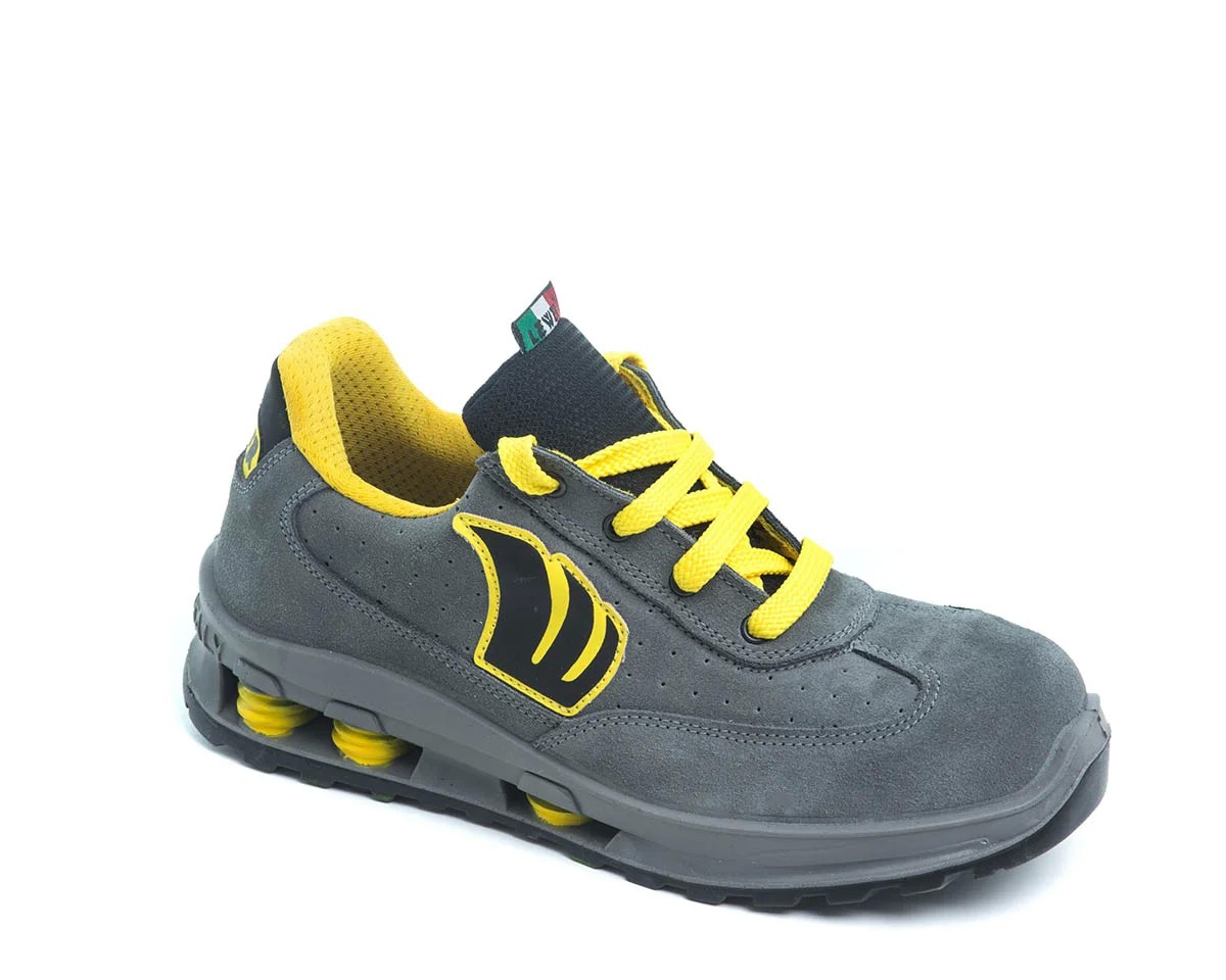 Scarpe da lavoro Lewer S1P Sun, pelle scamosciata forata
