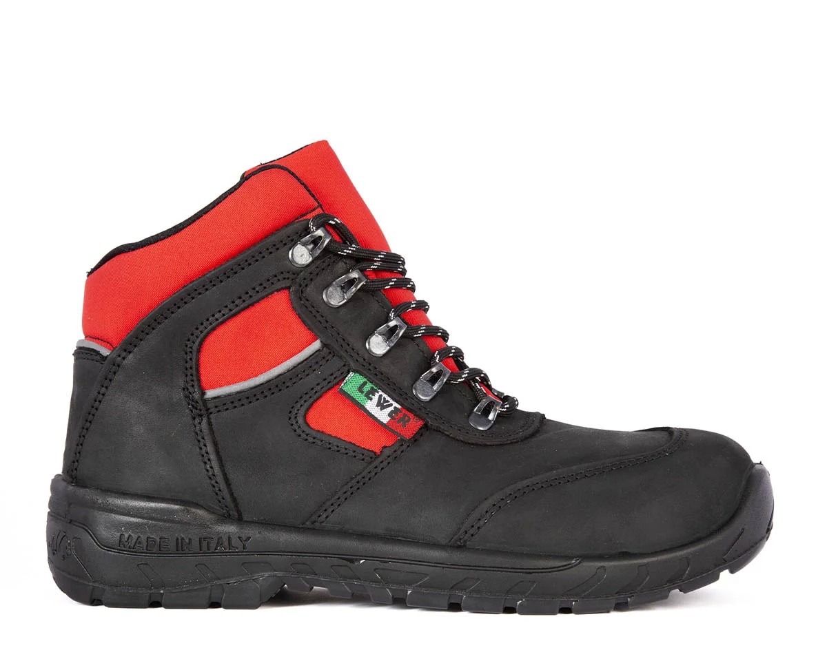Scarpe alte da lavoro S3 Lewer CR1, inserti idrorepellenti