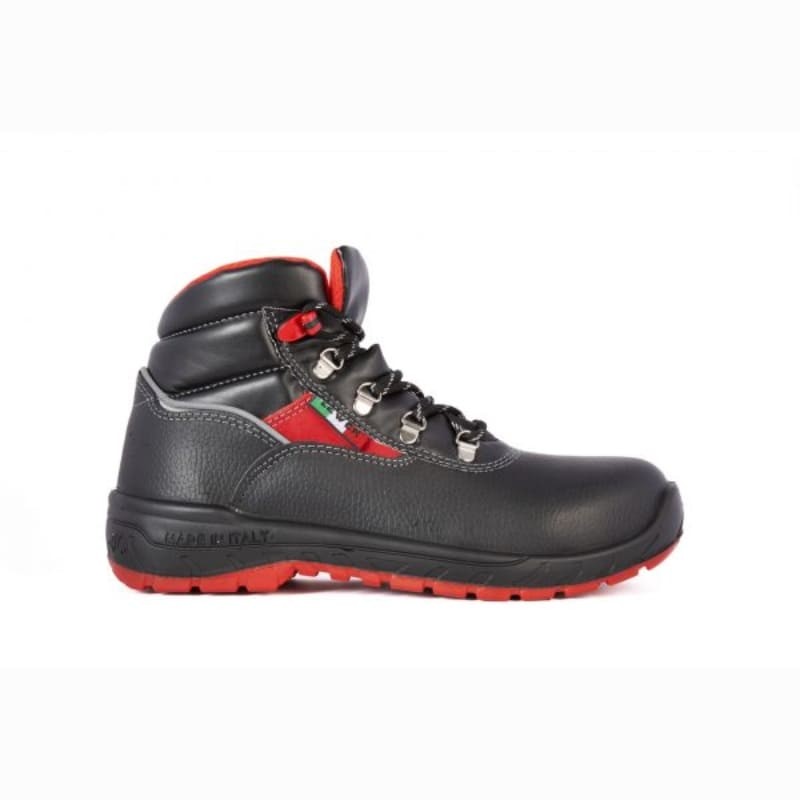 Scarpe da lavoro Lewer S3 220, Pelle fiore stampata dollaro