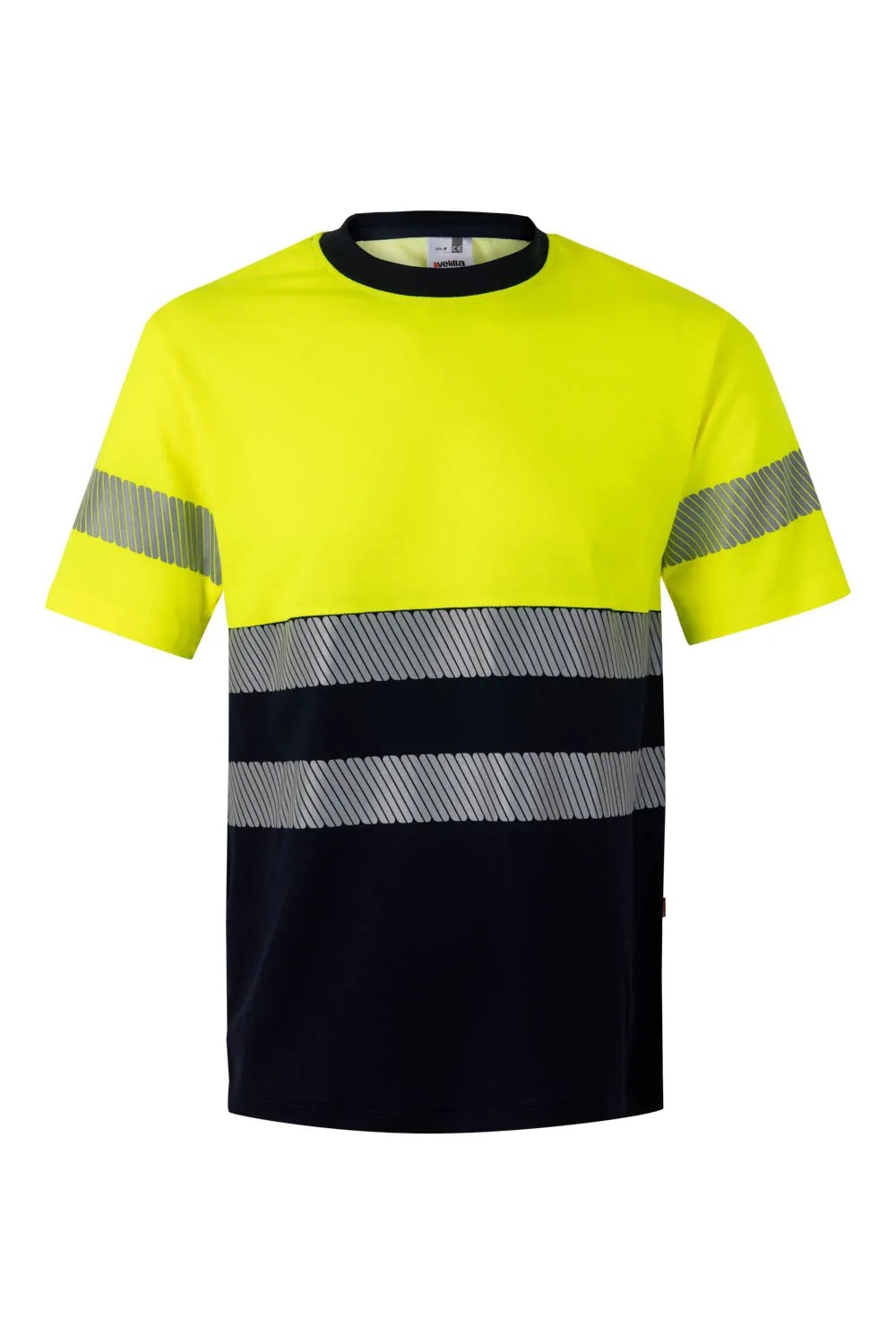 T-Shirt Bicolore in Cotone Velilla 305509