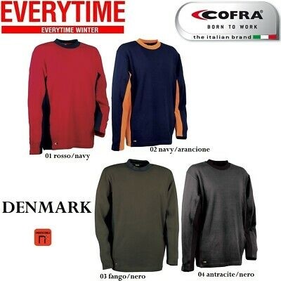 T-Shirt con girocollo da lavoro Cofra Denmark 