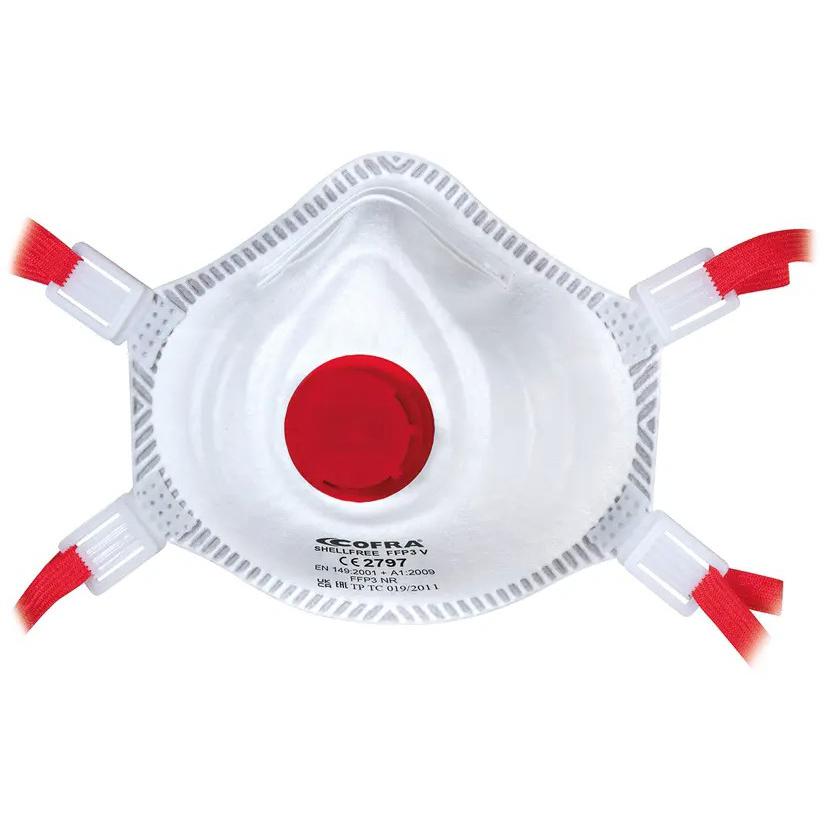 200 Pezzi - Mascherine con valvola Monouso CE a conchiglia FFP3 V M010-K031