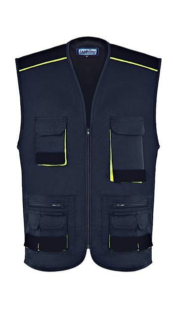 Gilet da Lavoro Multitasche Fluo