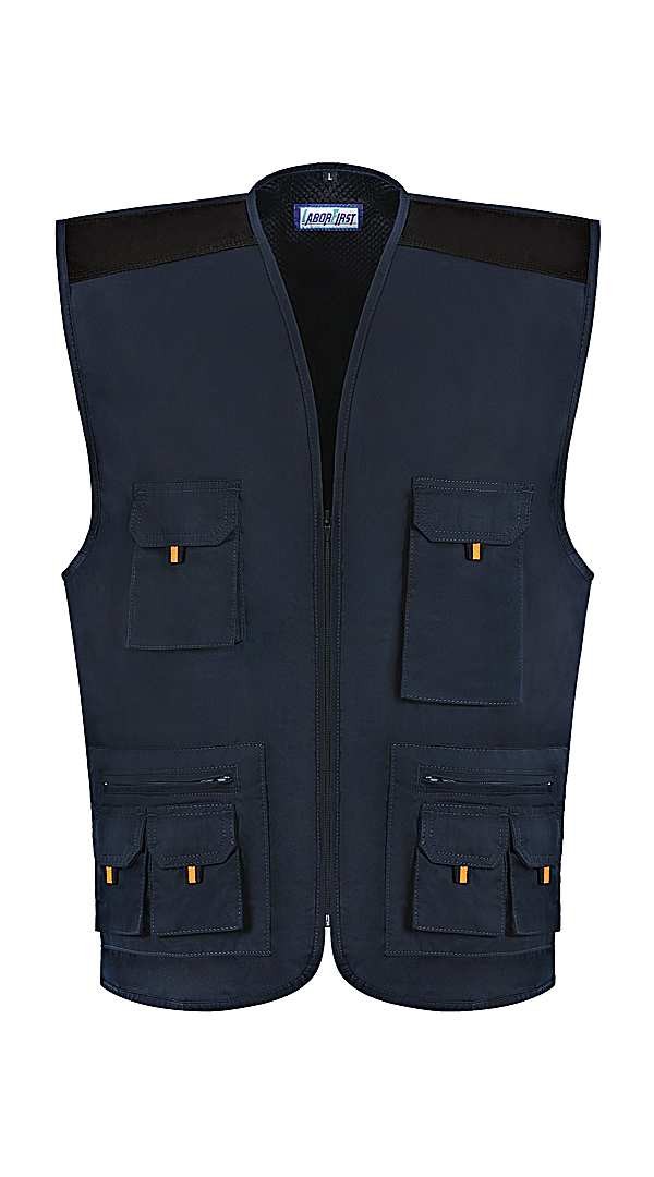 Gilet da Lavoro Multitasche Stretch Zip Intera Multi