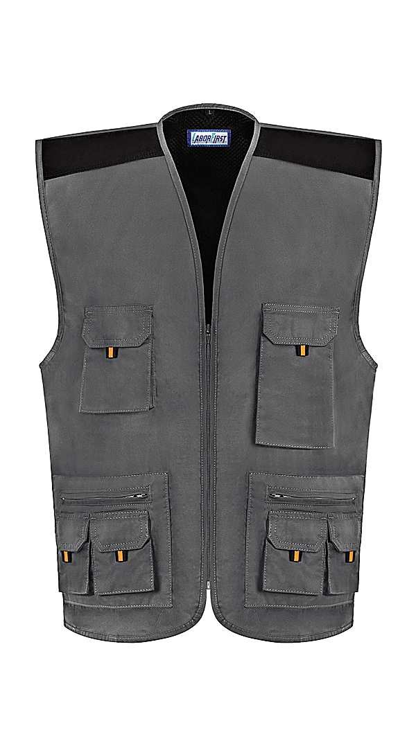 Gilet da Lavoro Multitasche Stretch Zip Intera Multi