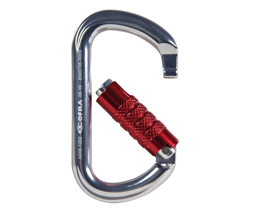 5 Pezzi - Moschettone da Lavoro Cofra Ligam Triple A048-B102