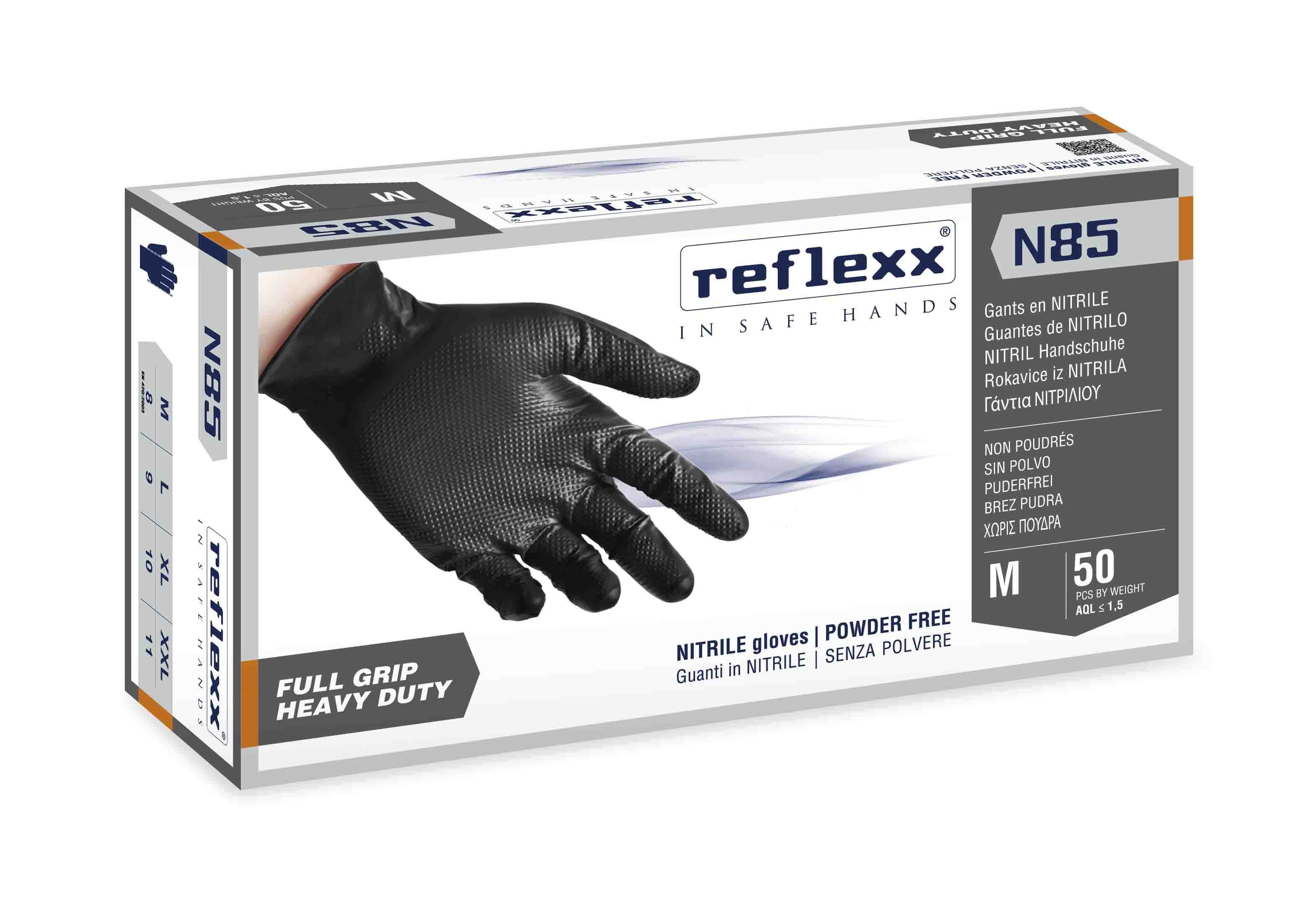 Guanti in nitrile Reflexx N85
