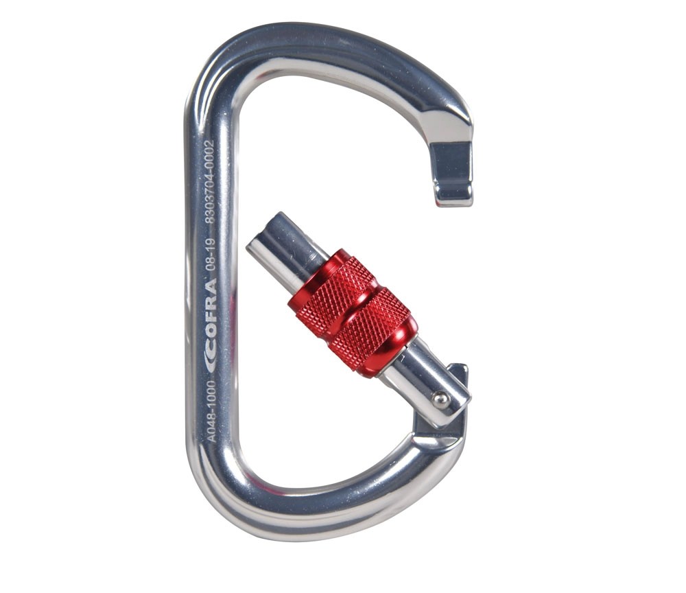 5 Pezzi - Moschettone da Lavoro Cofra Ligam Screw A048-B100