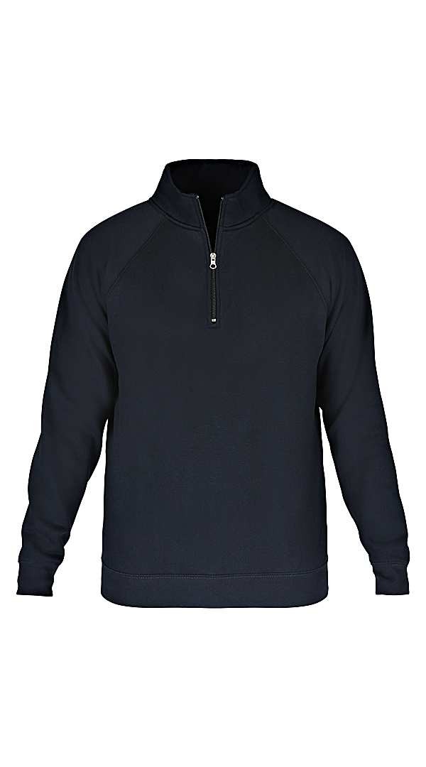 Felpa da Lavoro Mezza Zip Basic 40BN